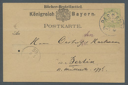 Bayern - Ganzsachen: 1879, 3 Pfennig-Ganzsachenkarte Mit Vorderseitig Privatem Z - Autres & Non Classés