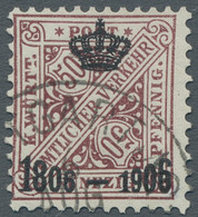 Württemberg - Marken Und Briefe: 1906, "100 Jahre Königreich" 50 Pfennig Mit Kla - Other & Unclassified