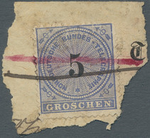 Norddeutscher Bund - Telegrafenmarken: 1869, Telegrafenmarke 5 Groschen Mittelul - Otros & Sin Clasificación