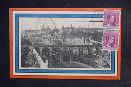 LUXEMBOURG - Cachet Convoyeur Sur Carte Postale En 1919 Pour La France  - L 122676 - 1914-24 Marie-Adelaide