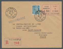 Dt. Besetzung II WK - Frankreich - St. Nazaire: 1945, 4,50 Fr. Mit Setzfehler "I - Occupation 1938-45