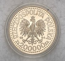 Polen: 1994, 200.000 Zloty- Sonderprägung Mit Kleinem Portait Von "Zygmunt I." ( - Poland