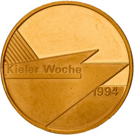 Medaillen Deutschland: 1994, "Kieler Woche 1994" Medaille Aus 1.000er Feingold ( - Autres & Non Classés