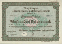 Alte Aktien / Wertpapiere: EISENBAHN; 1907-1938, Partie Von 23 Meist Deutschen A - Other & Unclassified