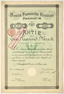 Alte Aktien / Wertpapiere: FRANKFURT A. M.; 1899, "Bremisch-Hannoversche Kleinba - Other & Unclassified