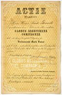 Alte Aktien / Wertpapiere: HAMBURG; 1863, "Globus Assecuranz Compagnie" Aktie Zu - Other & Unclassified
