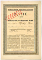 Alte Aktien / Wertpapiere: KÖLN; 1922, "Preußisch-Rheinische Dampfschiffahrts-Ge - Other & Unclassified