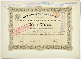 Alte Aktien / Wertpapiere: STERKRADE; 1873, "Gutehoffnungshütte Actien-Verein Fü - Other & Unclassified