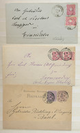 Deutsches Reich: 1872-1900, Partie Mit 21 Briefen Und Gelaufenen Ganzsachen (tei - Collections