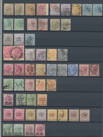 Malaiische Staaten: 1869-1957, Sammlung Auf Acht Steckseiten Sowie Zwei Steckseiten Dublette - Malesia (1964-...)