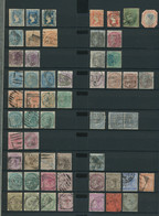 India: 1854-1937, Sammlung Auf Sieben Steckseiten Mit Mittleren Und Besseren Wer - 1854 Compagnie Des Indes