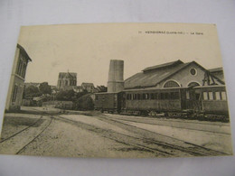 CPA -  Herbignac (44) - La Gare - 1923 - SUP - (GJ  75) - Herbignac