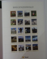 AUSTRIA, 20 MNH**PERSONALISED STAMPS IN SHEET. BREGENZERWALD, TOURISM, LANDSCAPES, MOUNTAINS - Persoonlijke Postzegels