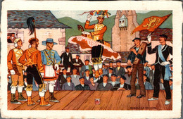 N°93473 -illustrateur Le Tanneur -danse Basque- - Le Tanneur