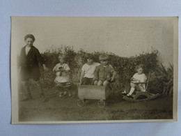 Delcampe - BOURLERS Carte Photo Cousin Cousine Famille Bertrand ? Animée Commune De Chimay Hainaut Belgique Carte Postale Postcard - Chimay