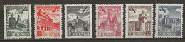 POLAND MNH ** PA 34-39 Avion Aviation Plane Paczkow Kazimierz Dolny Cracovie Wroclaw Breslaw Varsovie Lublin - Unused Stamps