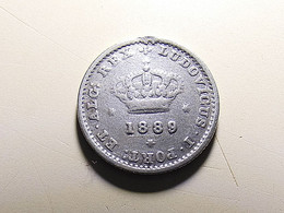 Portugal 50 Reis 1889 Silver - Portugal