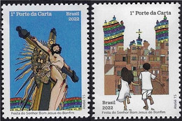 BRAZIL 2022  -  Our Lord Jesus Of Bonfim - Religious Festival At City Of Salvador, Bahia  - MINT - Unused Stamps