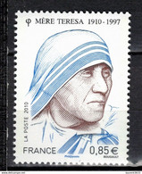 "Mère Teresa " 2010 - 4455 - Unused Stamps