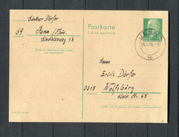 DDR / 1966 / Jahrhundert-Stempel "JENA, 6.6.66" Auf Postkarte / € 1.00 (D430) - Marcophilie - EMA (Empreintes Machines)