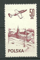 POLAND MNH ** PA 58 Avion "TS-11 Iskra" Et Château De Varsovie Aviation - Ongebruikt