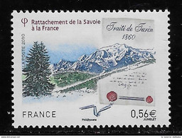 "150è Anniversaire Du Rattachement De La Savoie à La France" 2010 - 4441 - Unused Stamps