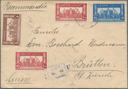 Egypt: 1903/1937, Lot Of 10 Covers, Entire Cards And Covers Sent From EGYPT In T - 1915-1921 Britischer Schutzstaat