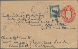 Australia - Postal Stationery: 1942/1950, 2 ½d Red KGVI OVAL EMBOSSED ENVELOPES - Postal Stationery