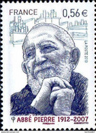"Abbé Pierre - Fondateur D'Emmaüs" 2010 - 4435 - Unused Stamps