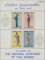 Thailand: 1972/1983, Large Stock With Miniature Sheets, Comprising MiNr. Bl.1, B - Thailand