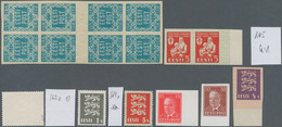 Estonia: 1918/2019, Eindrucksvolle Sammlung In Zwei Lindnerbindern Mit Gebundene - Estland