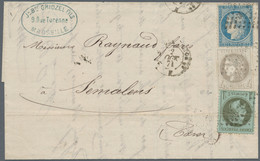 France: 1871 Ca., Attraktives Lot Von über 45 Belegen, Wenige Vds. Der Bordeauxa - Collections