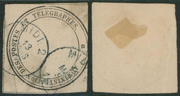 Morceau D'étiquette "Adm. Des Postes & Télégraphes" Obl Ambulant Midi 2 - Poste Rurale