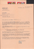 Spanische Freiheitskämpfer, Int. Brigaden, Bf Nach Spanien Von Der Post Abgewiesen Mit Begleitschreiben- Selt. Dokument - Lettres