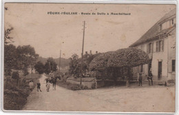 CPA 90 : FÊCHE-L'EGLISE - Route De Delle à Montbéliard - 1923 - Sonstige Gemeinden