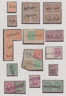 Bizone: 1945/1946, AM-Post-Notstempel, Sammlung Von 62 Marken Incl. Einheiten, A - Other & Unclassified