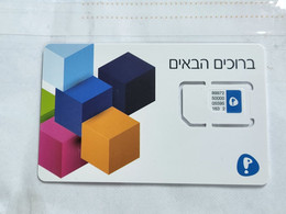 Israel-pelephone-simcard-(899725000005595163-2)(220)(?)-(lokking Out Side)-mint Card+1prepiad Free - Collections