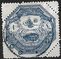 THESSALIA  1898 1 Pi Blue Used VOLOS By The Turkish Army Of Occupation During The Greek-Turkish War Of 1897 Vl. 3 - Thessalie