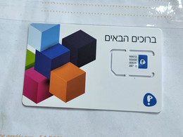 Israel-pelephone-simcard-(899725000005626287-2)(221)(?)-(lokking Out Side)-mint Card+1prepiad Free - Collections
