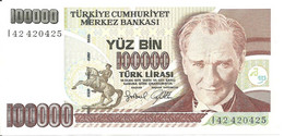 TURQUIE 100000 LIRA 1997 UNC P 206 - Turquie