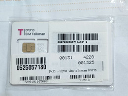 Israel-T-SIM TALKMAN-(225)-(89972020337114131-2)-(052-5057180)-(lokking Out Side-CHIP)+1prepiad Free - Collections