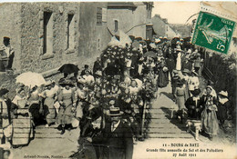 Bourg De Batz * La Grande Fête Annuelle Du Sel Et Des Paludiers * Le 27 Août 1911 * Coiffes - Batz-sur-Mer (Bourg De B.)