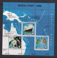British Solomon Is: 1982   Royal Visit And Commonwealth Games  M/Ss   Used (x2) - Islas Salomón (1978-...)