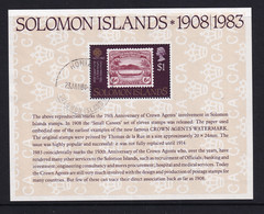 British Solomon Is: 1983   World Communications Year  M/S   Used - Islas Salomón (1978-...)