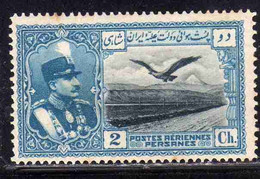 IRAN PERSIA PERSE POSTE PERSANES 1930 AIR POST MAIL POSTA AEREA AIRMAIL RIZA SHAH PAHLAVI AND EAGLE 2c MH - Irán