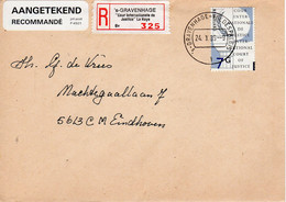 24 X 09 Aangetekende Envelop Van 's-GRAVENHAGE -VREDESPALEIS COUR INTERNATIONALE De JUSTICE N Eindhoven - Briefe U. Dokumente