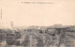 Orléans      45        Chemin De Fer  La Gare Prise Du Pont De La Bourie  (voir Scan) - Orleans