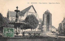 Orléans      45     Place Gambetta  Eglise Sainte Paterne   (voir Scan) - Orleans