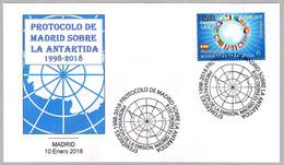 PROTOCOLO DE MADRID SOBRE LA ANTARTIDA - Presentacion De La Emision. Madrid 2018 - Tratado Antártico