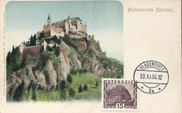 70534 Austria, Maximum 1936 The Castle Of Hochosterwitz, Karnten, Architecture, - Maximum Cards